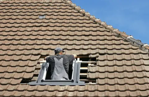 Pose de velux - Saint-Romain-de-Popey